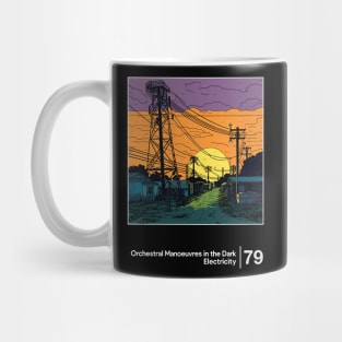 OMD - Electricity - Original Illustration Artwork Mug